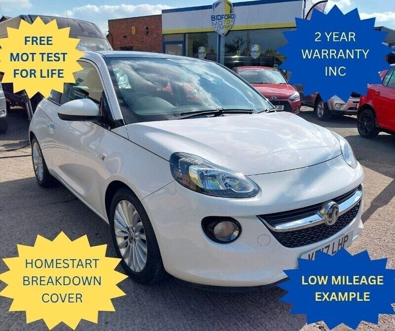 White Used 2017 Vauxhall Adam Glam Hatchback | £7,495 (Fair price) - Image 1/4