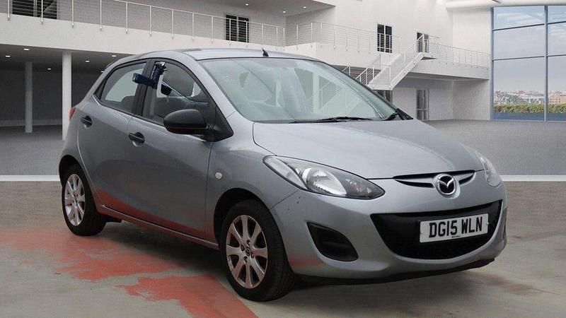 Silver Used 2015 Mazda 2 Hatchback | £4,990 (Good price) - Image 1/3