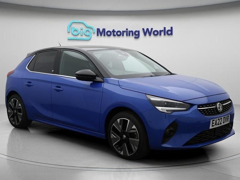 Blue Used 2022 Vauxhall Corsa-e Elite Hatchback | £10,200 (Good price) - Image 1/4