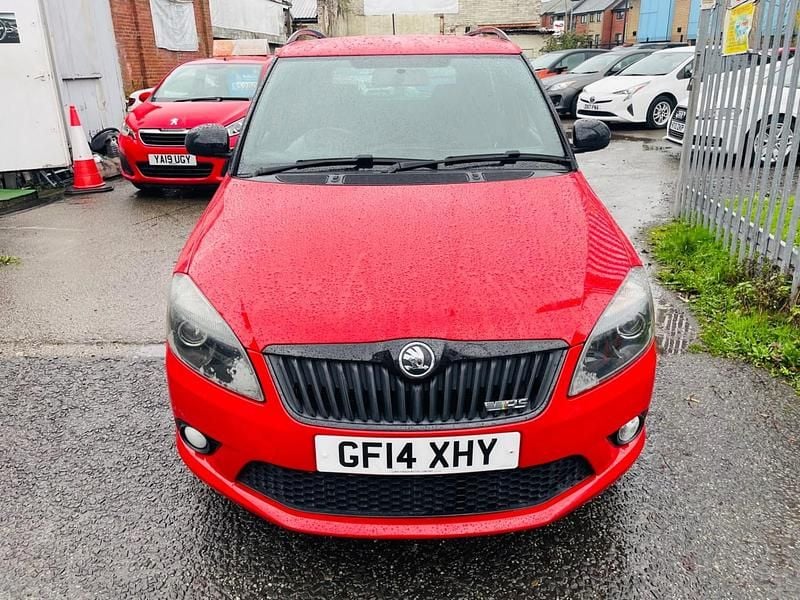 Used Skoda Fabia vRS 180 HP (132 kW) 2014 Red Estate