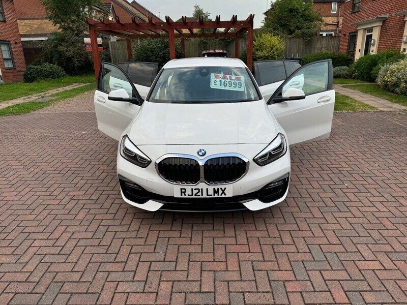 White Used 2021 BMW 118 M Sport Hatchback | £15,899 (Super price) - Image 1/4