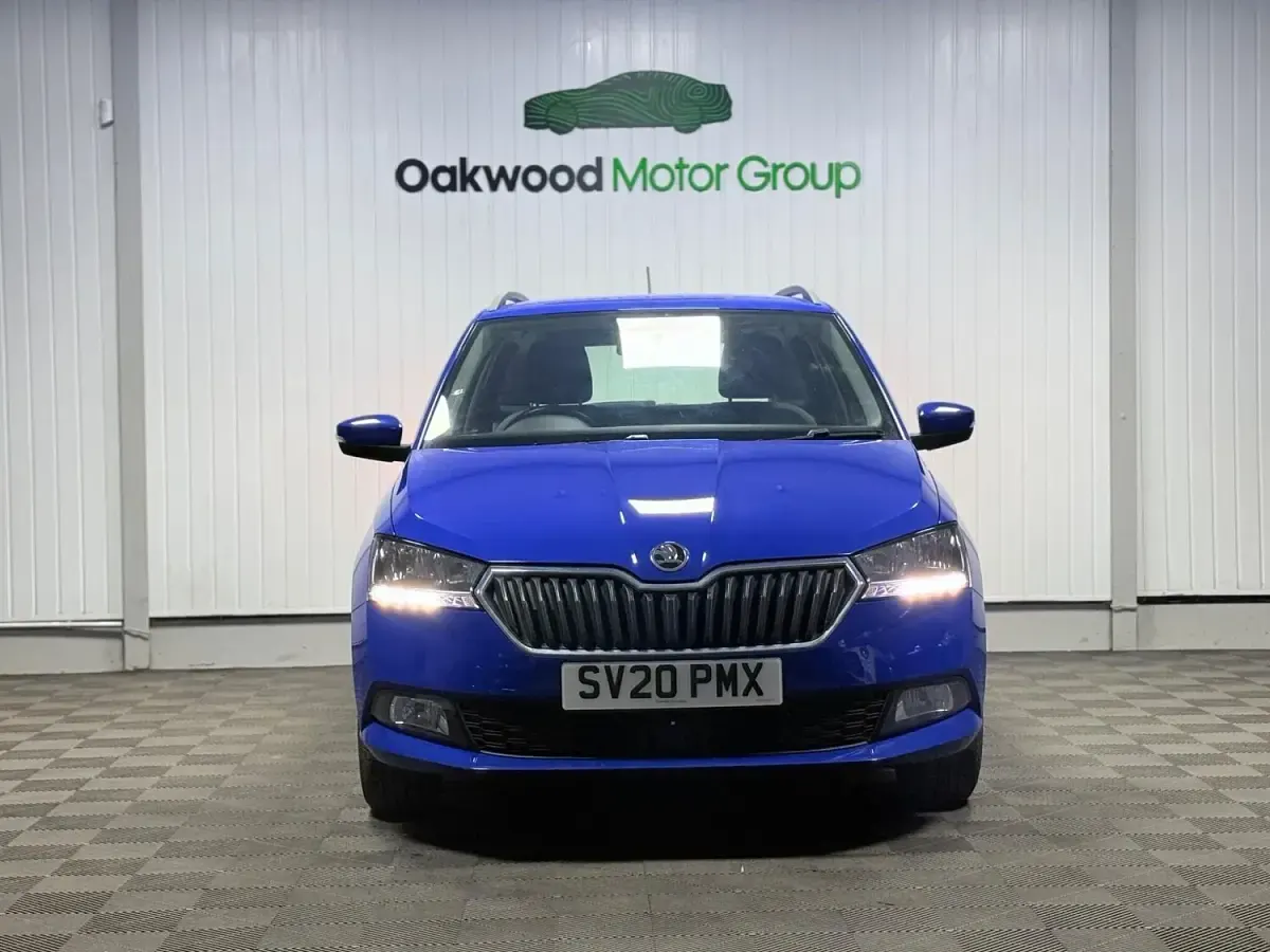Used Skoda Fabia SE 95 HP (69 kW) 2020 Blue Hatchback