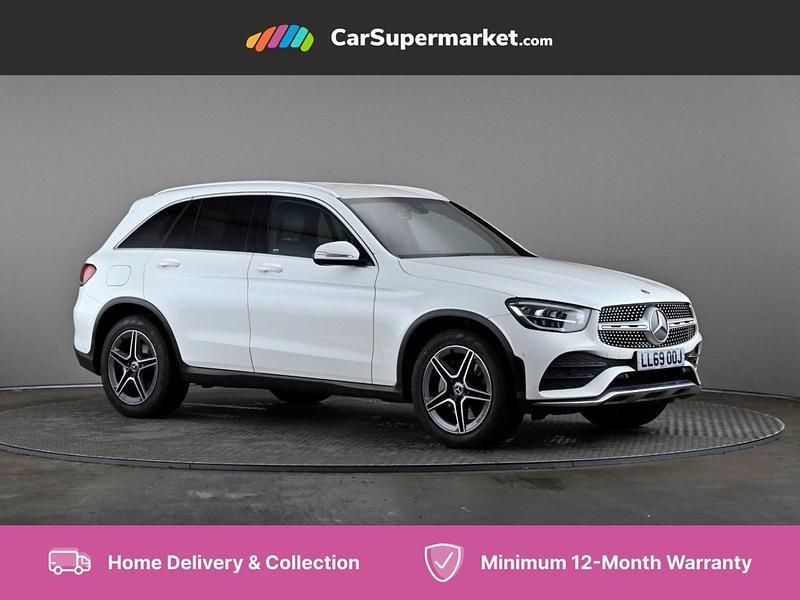 White Used 2019 Mercedes GLC220 AMG line SUV | £19,697 (Good price) - Image 1/4