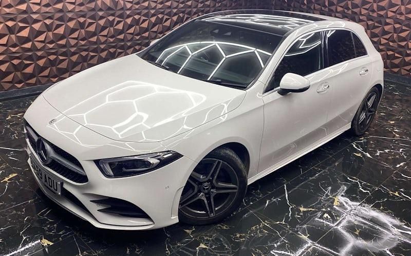Used Mercedes A220 AMG Line Premium Plus 190 HP (139 kW) 2019 White Hatchback