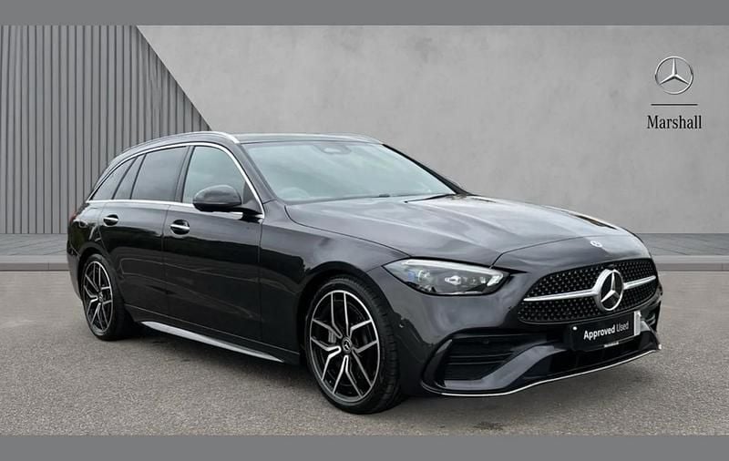 Used Mercedes C300 AMG Line Premium 265 HP (194 kW) 2025 Graphite grey Estate