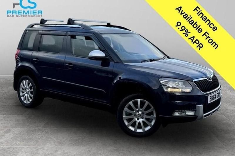 Used Skoda Yeti SE 105 HP (77 kW) 2014 Blue SUV