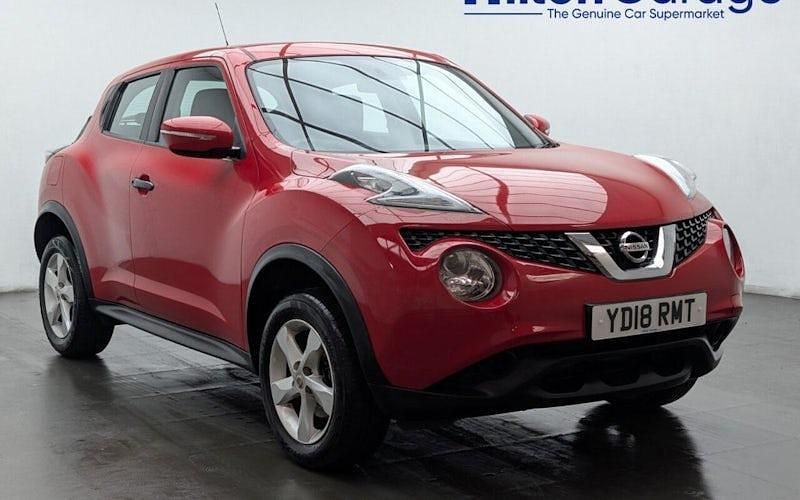 Used Nissan Juke Visia 94 HP (69 kW) 2018 Red SUV