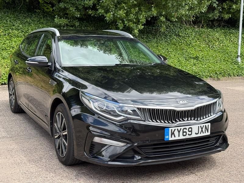 Black Used 2019 Kia Optima 2 Estate | £5,999 (Expensive) - Image 1/4