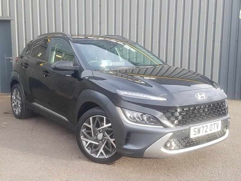 Black Used 2022 Hyundai Kona Ultimate SUV | £18,498 (Expensive) - Image 1/4