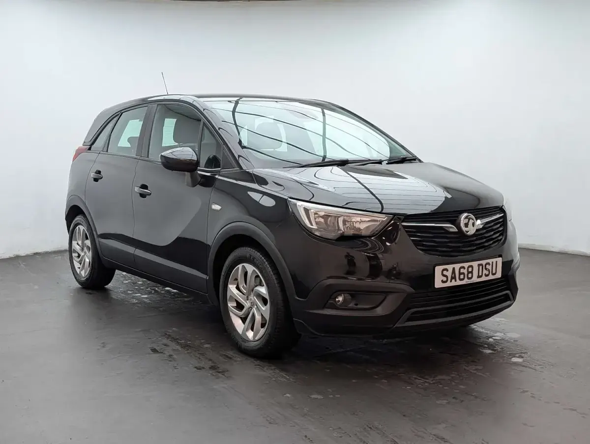 Used Vauxhall Crossland X 81 HP (59 kW) 2018 Black SUV