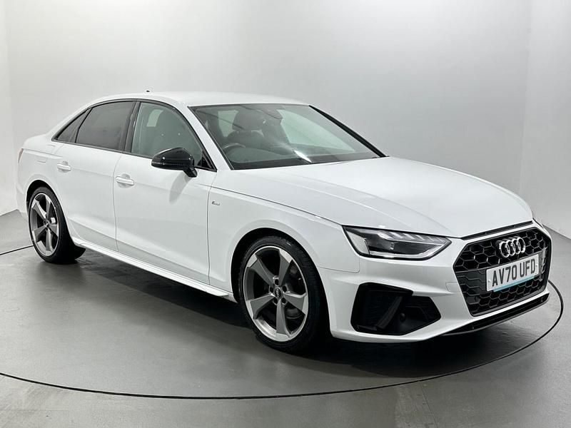 Used Audi A4 Black Edition 150 HP (110 kW) 2020 White Sedan