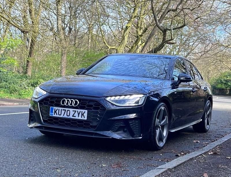Used Audi A4 Black Edition 190 HP (139 kW) 2020 Black Sedan