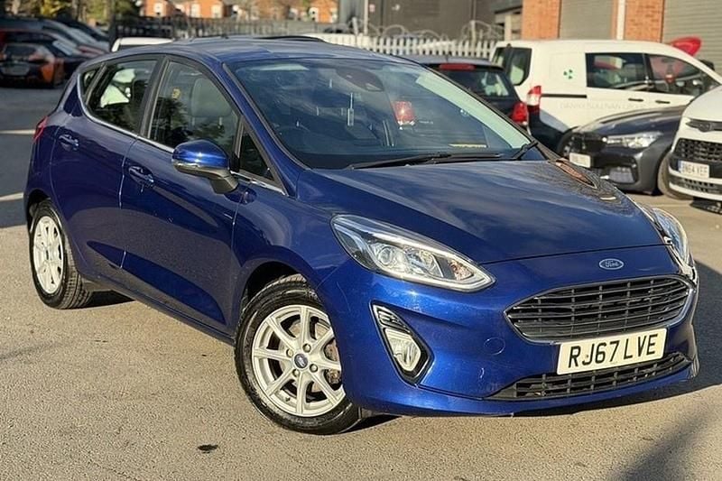 Used Ford Fiesta Zetec 100 HP (73 kW) 2017 Blue Hatchback