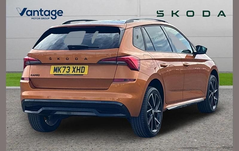 Used Skoda Kamiq Monte Carlo 115 HP (84 kW) 2023 Orange SUV
