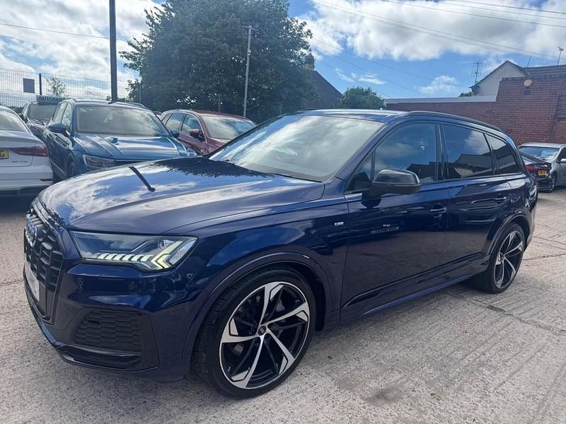 Used Audi Q7 Black Edition 286 HP (210 kW) 2021 Blue SUV