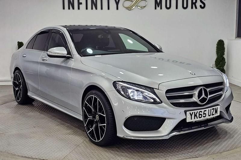 Silver Used 2015 Mercedes C250 AMG Line Premium Sedan | £12,950 (A bit pricey) - Image 1/1