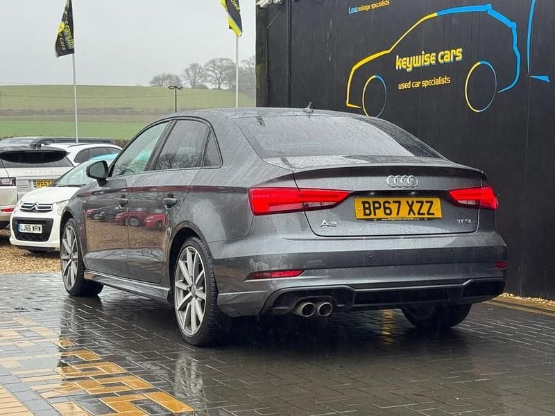 Used Audi A3 Black Edition 150 HP (110 kW) 2018 Grey Sedan