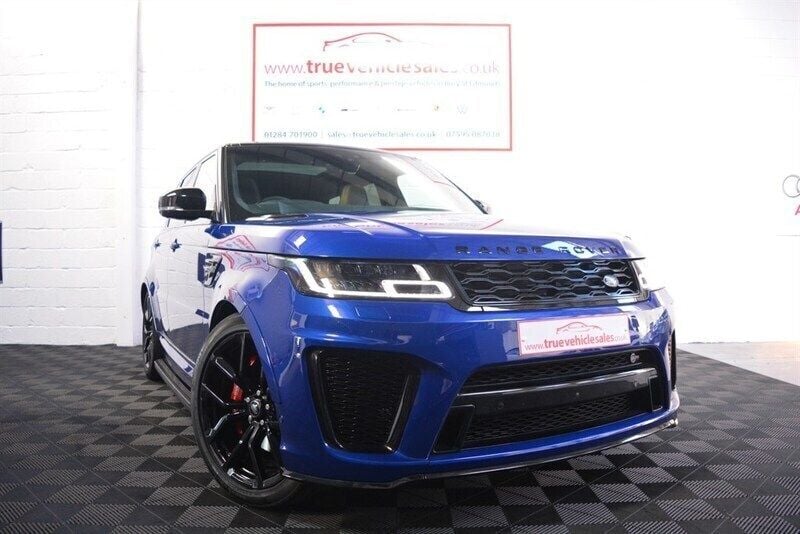 Blue Used 2021 Land Rover Range Rover Sport SVR SUV | £55,000 (Fair price) - Image 1/4