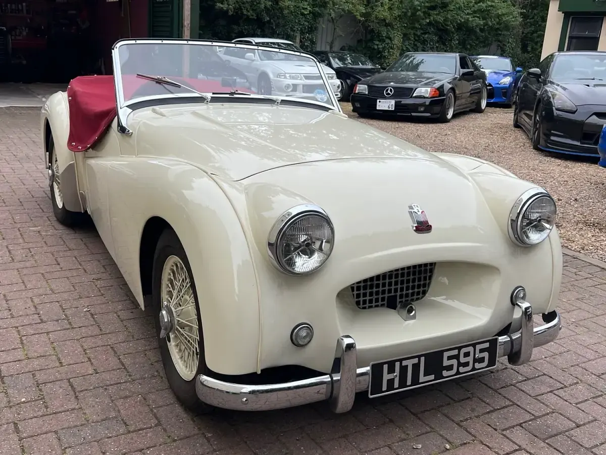 Used Triumph TR2 1954 White Cabriolet