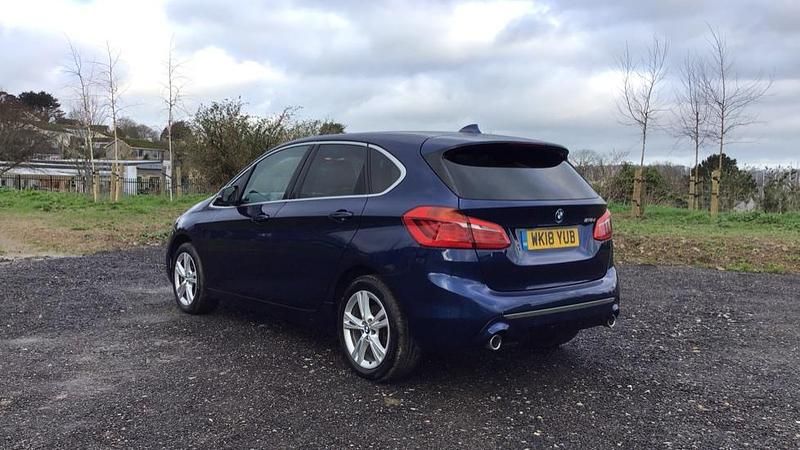 Used BMW 218 Active Tourer Luxury Line 148 HP (108 kW) 2018 Blue MPV
