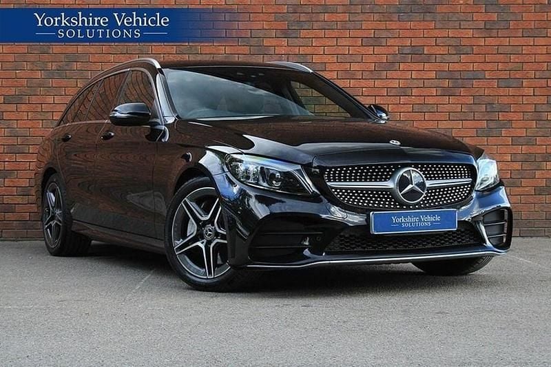 Black Used 2019 Mercedes C300 AMG Line Premium Estate | £20,989 (Good price) - Image 1/1