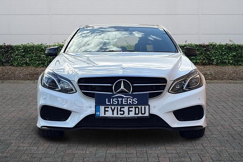 Used Mercedes E220 Premium 2015 White Sedan