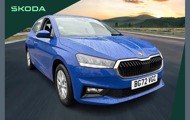 Used Skoda Fabia Comfort 94 HP (69 kW) 2022 Blue Hatchback