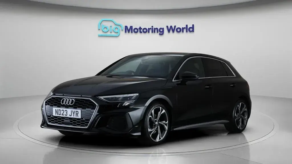 Used Audi A3 Sportback S-Line 110 HP (80 kW) 2023 Black Hatchback
