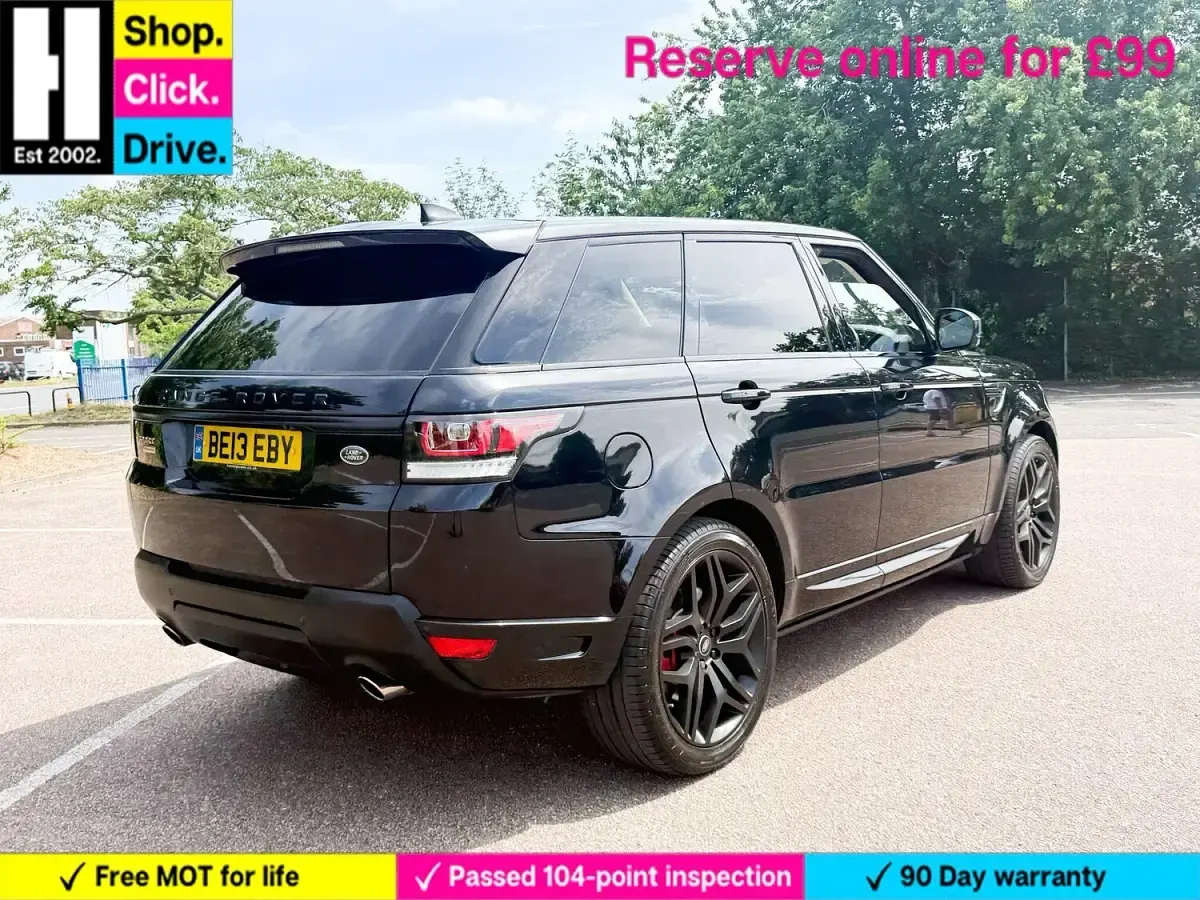 Used Land Rover Range Rover Sport Autobiography Dynamic 510 HP (375 kW) 2017 Black SUV