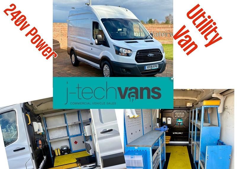 Used Ford Transit 130 HP (95 kW) 2019 White Van