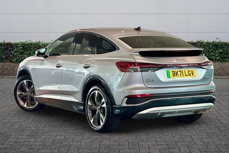 Used Audi Q4 e-tron S-Line 125 kW (170 HP) 2022 Silver SUV