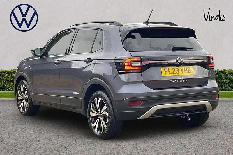 Used VW T-Cross Black Edition 110 HP (80 kW) 2023 Grey SUV
