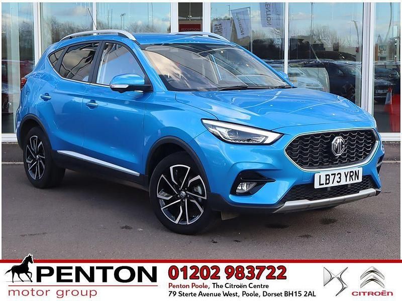 Blue Used 2023 MG ZS Exclusive Sedan | £14,490 (Fair price) - Image 1/4