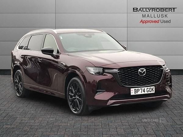 Red Used 2025 Mazda CX-80 Homura-Line SUV | £38,750 (Expensive) - Image 1/4