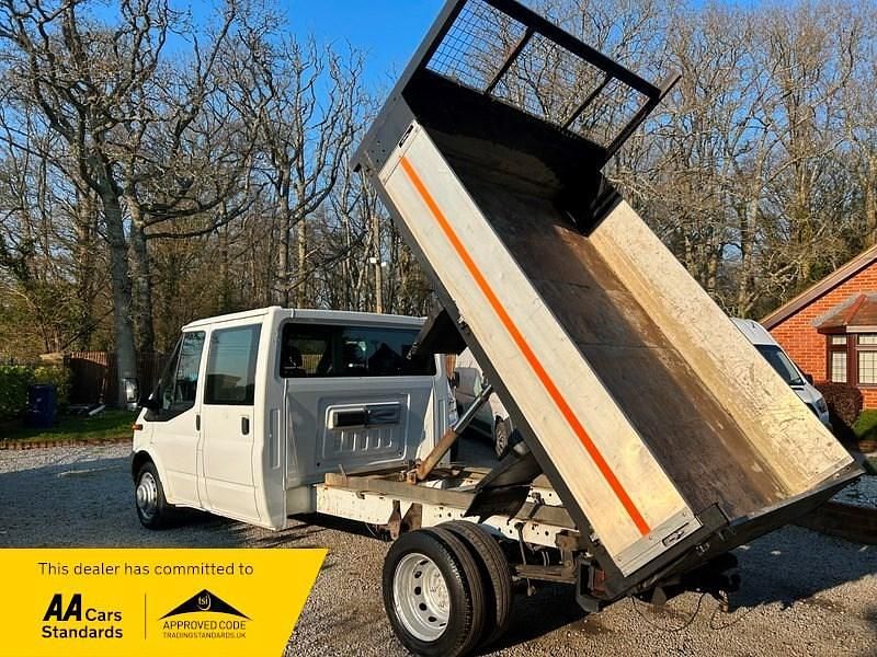 Used Ford Transit 100 HP (73 kW) 2013 White Cabriolet