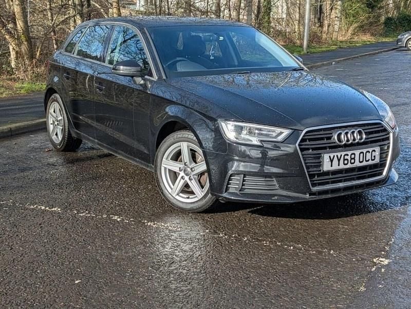 Used Audi A3 Sportback Design 150 HP (110 kW) 2018 Black Hatchback