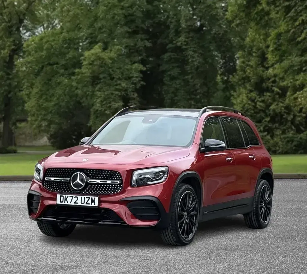 Used Mercedes GLB200 AMG line 163 HP (119 kW) 2022 Red SUV