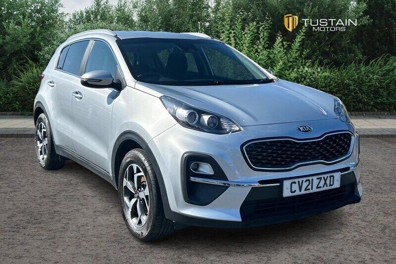 Silver Used 2021 Kia Sportage 2 SUV | £16,799 (Fair price) - Image 1/4