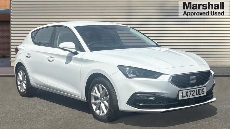 White Used 2022 Seat Leon SE Hatchback | £14,808 (Fair price) - Image 1/4