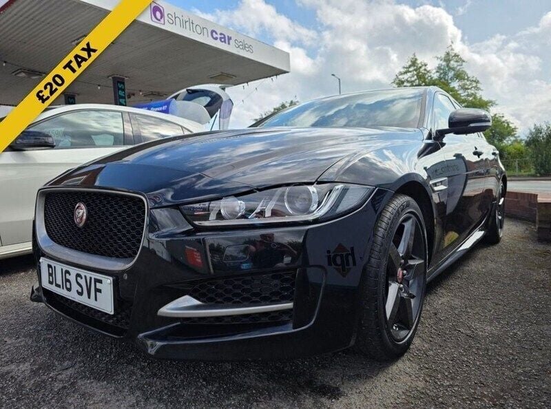 Black Used 2016 Jaguar XE R-Sport Sedan | £8,925 (Fair price) - Image 1/3