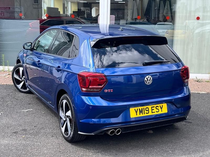 Used VW Polo GTI 200 HP (147 kW) 2019 Blue Hatchback