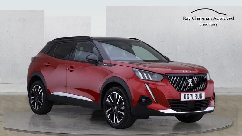 Red Used 2021 Peugeot 2008 Premium SUV | £15,650 (Fair price) - Image 1/4
