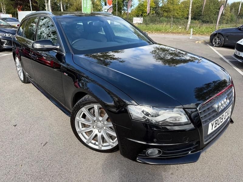 Used Audi A4 S-Line 211 HP (155 kW) 2009 Black Estate