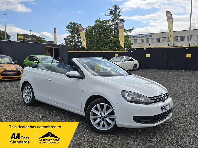 White Used 2015 VW Golf Cabriolet SE Cabriolet | £7,495 (Fair price) - Image 1/4