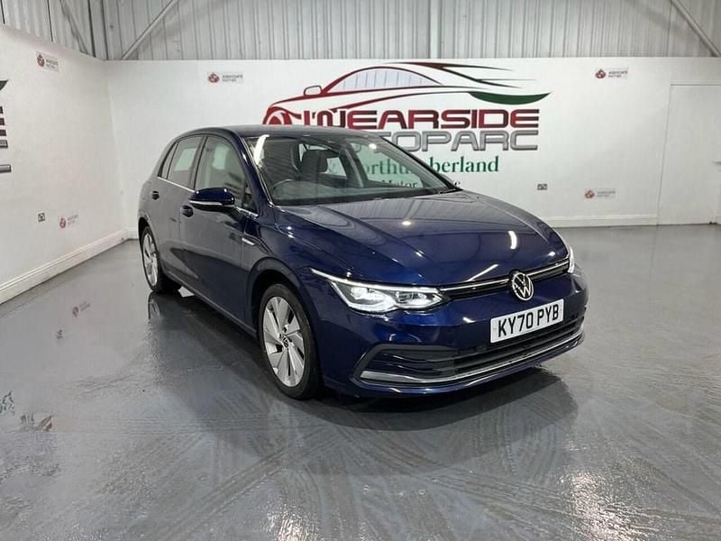 Used VW Golf VII Style 150 HP (110 kW) 2020 Blue Hatchback