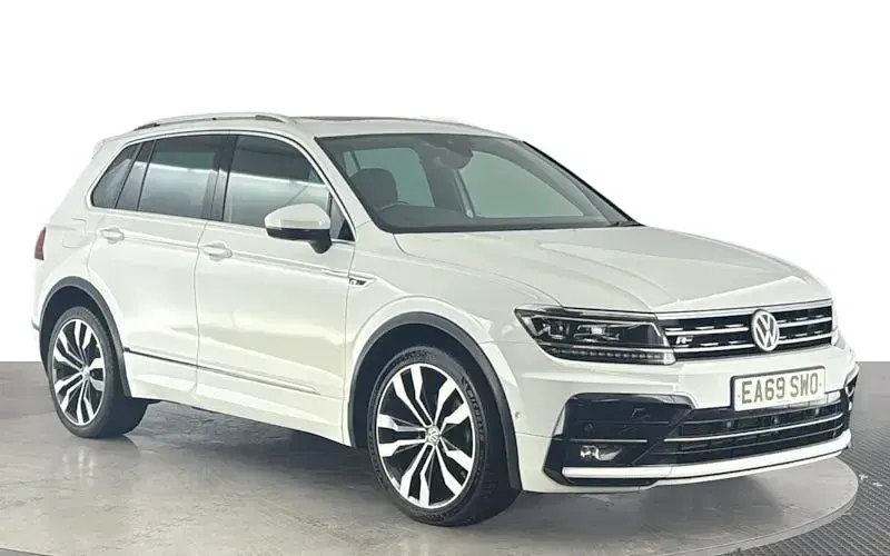 Used VW Tiguan R-line 150 HP (110 kW) 2019 White SUV