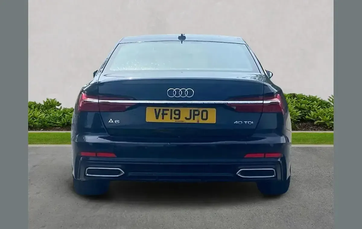 Used Audi A6 S-Line 204 HP (150 kW) 2019 Blue Sedan