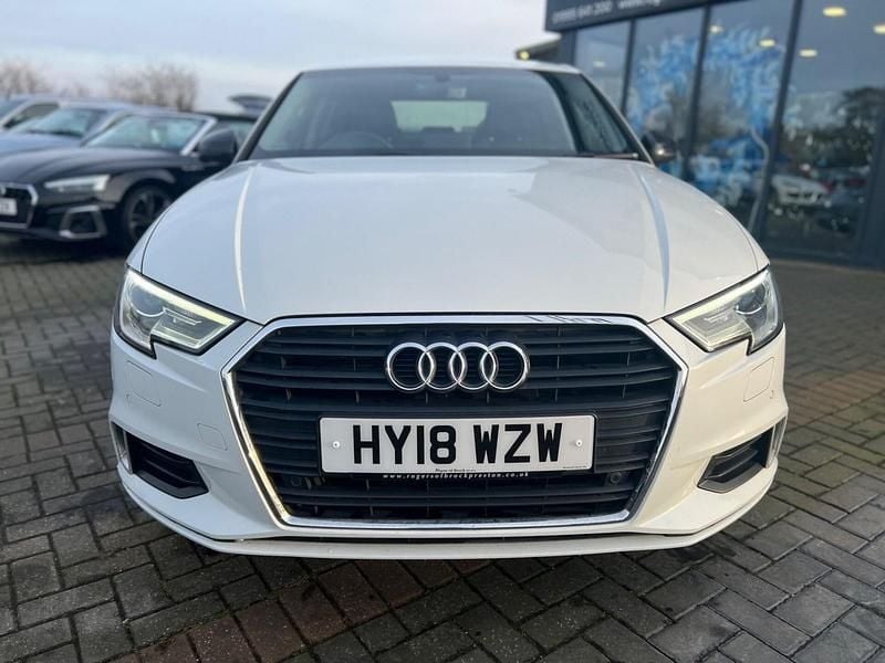 Used Audi A3 Sport 116 HP (85 kW) 2018 White Sedan
