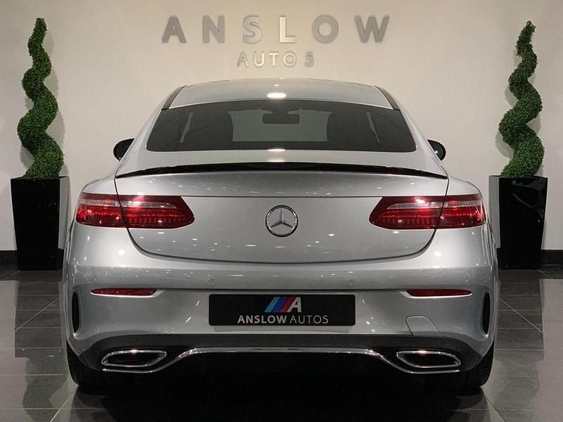 Used Mercedes E220 AMG line 2018 Silver Coupe