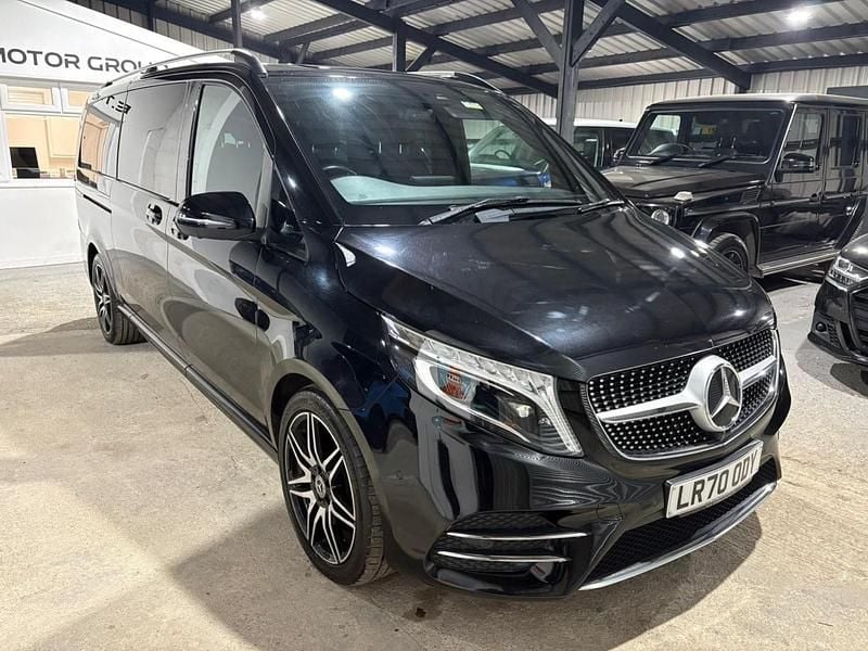 Used Mercedes V300 AMG line 2020 Black MPV